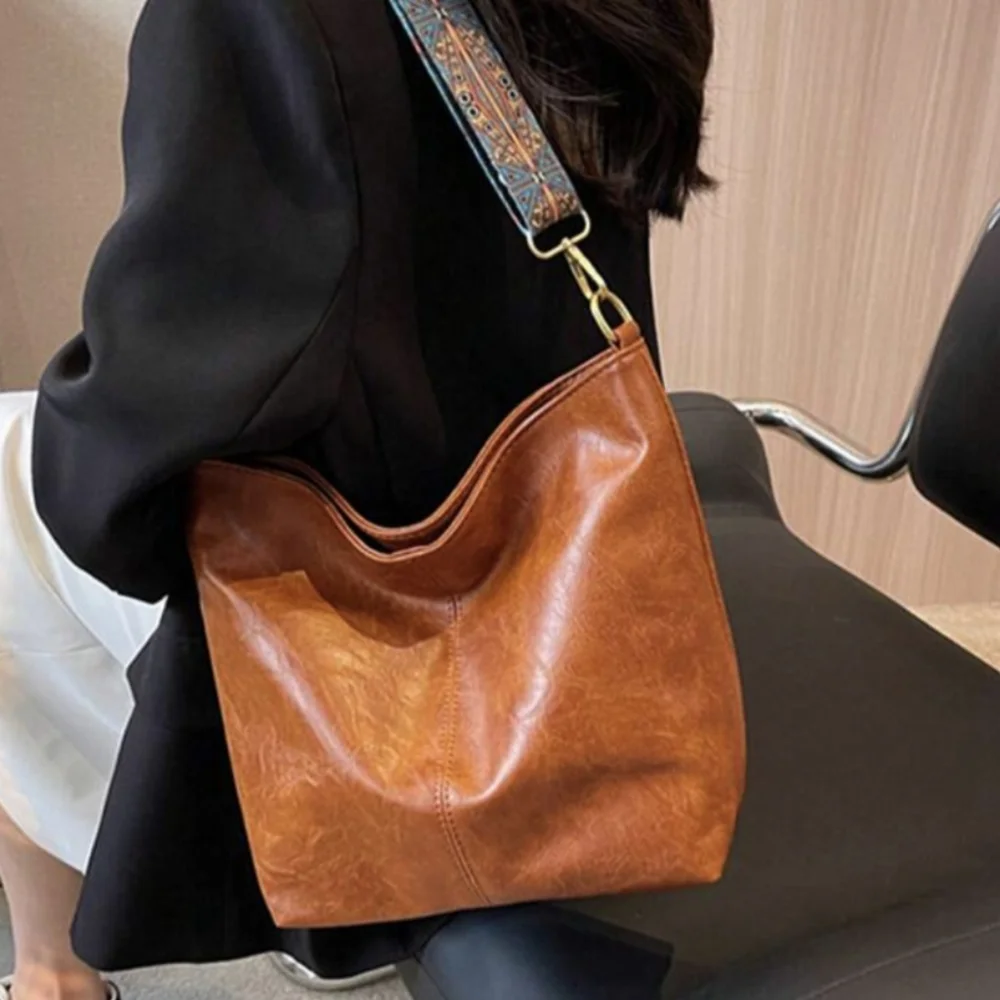 Vintage Design Hobo Bag NEW Camel - Picture 6 of 8